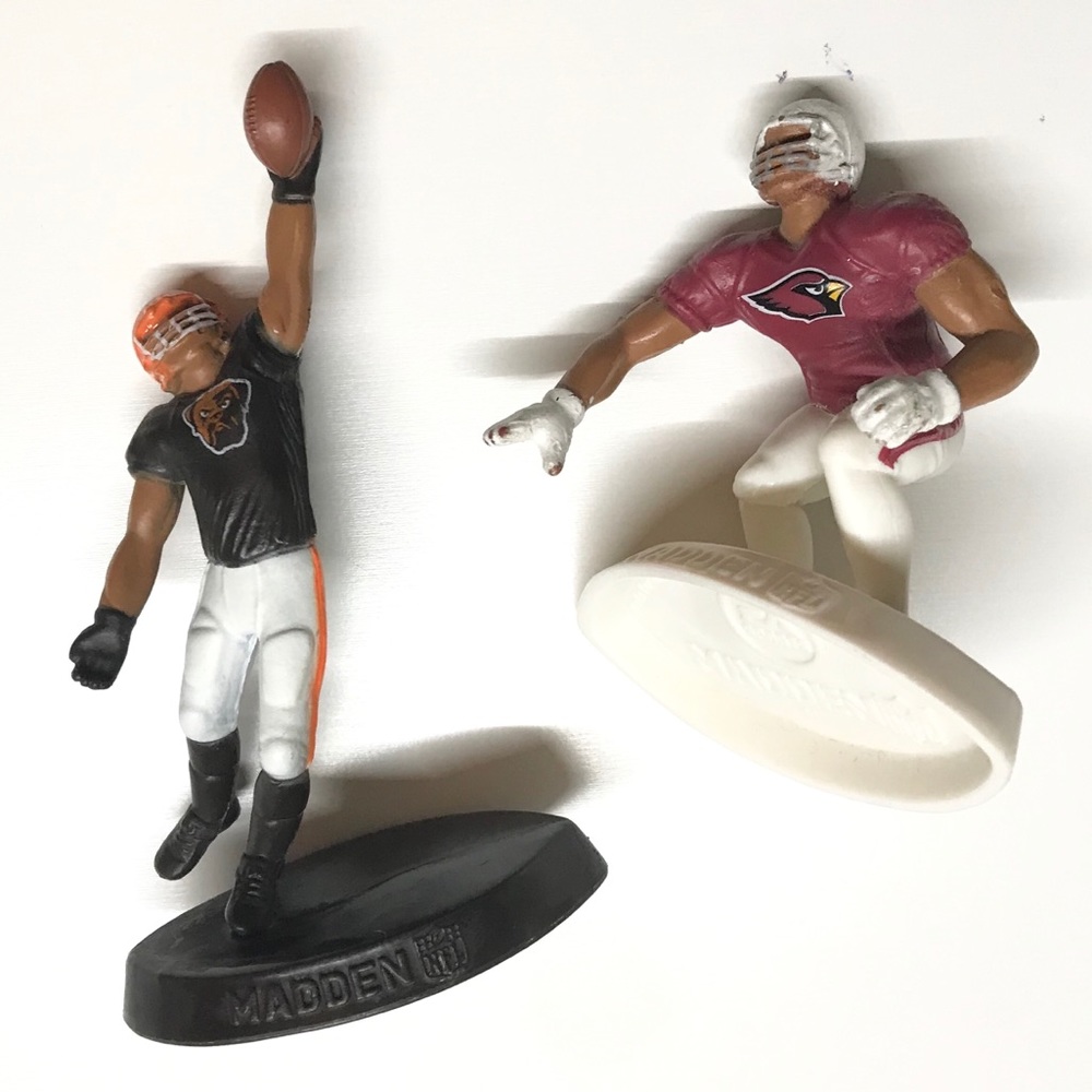 NFL MADDEN football collectible mini figures vtg 2